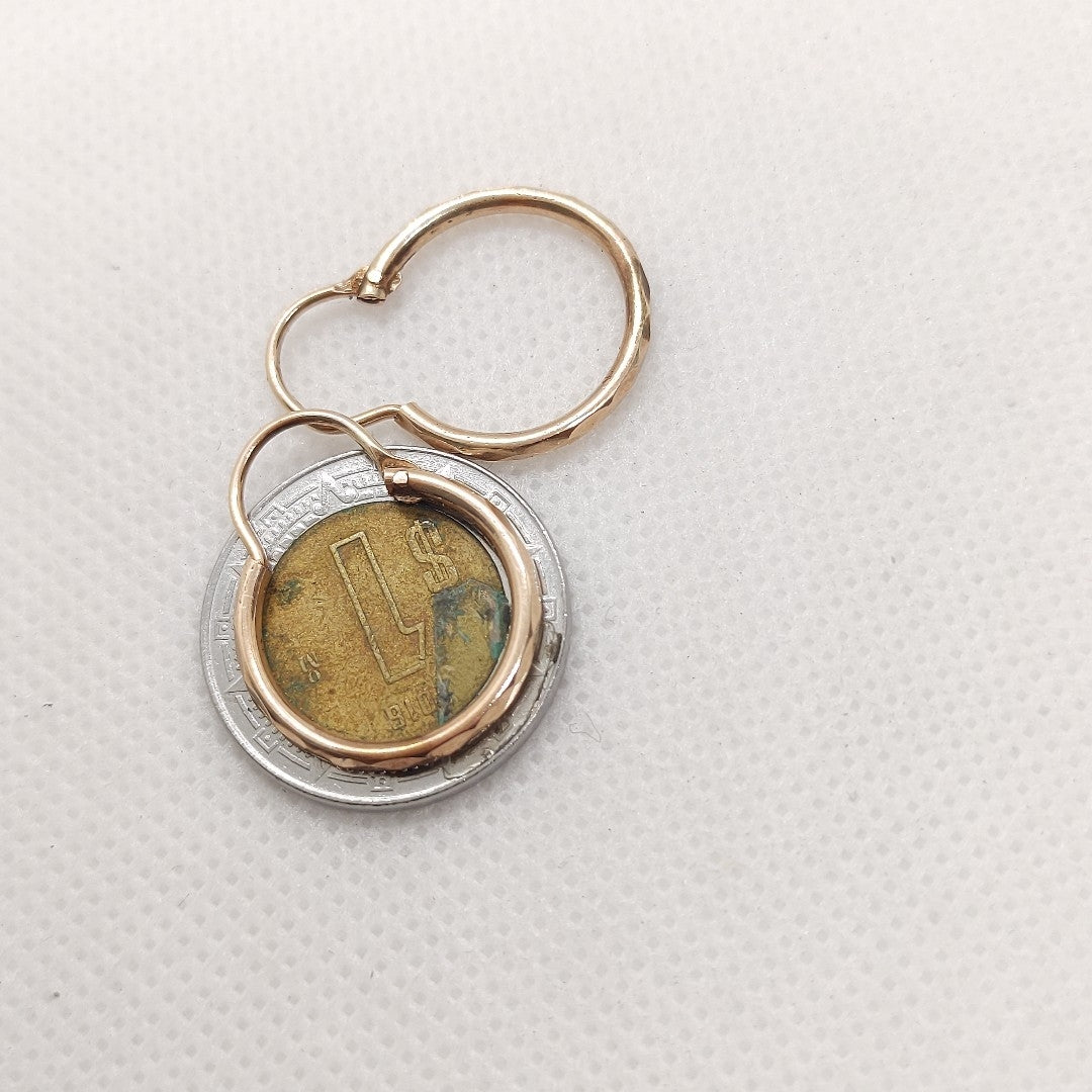 ARETES PAR ORO 8 K 1.3 GRMS (SEMINUEVO)
