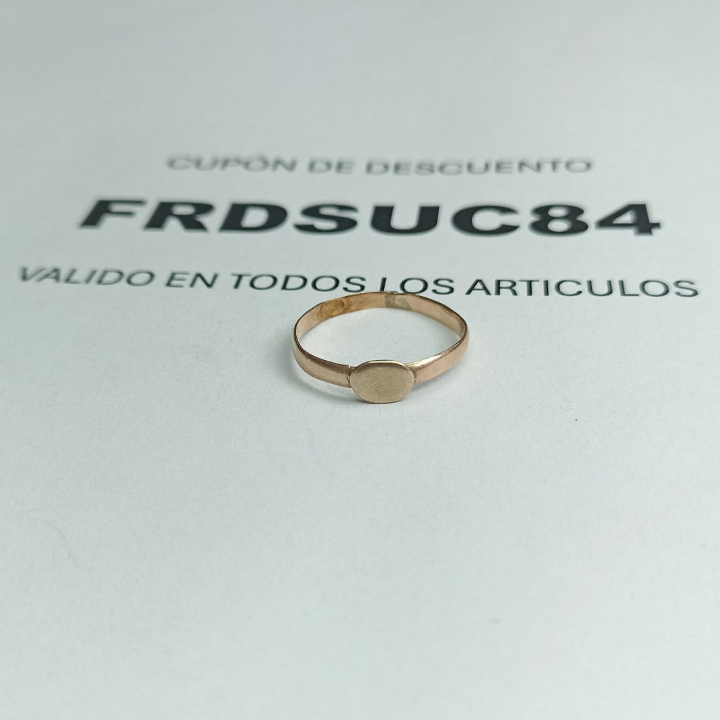 ANILLO ORO 10 K 1,00 GRMS (SEMINUEVO)
