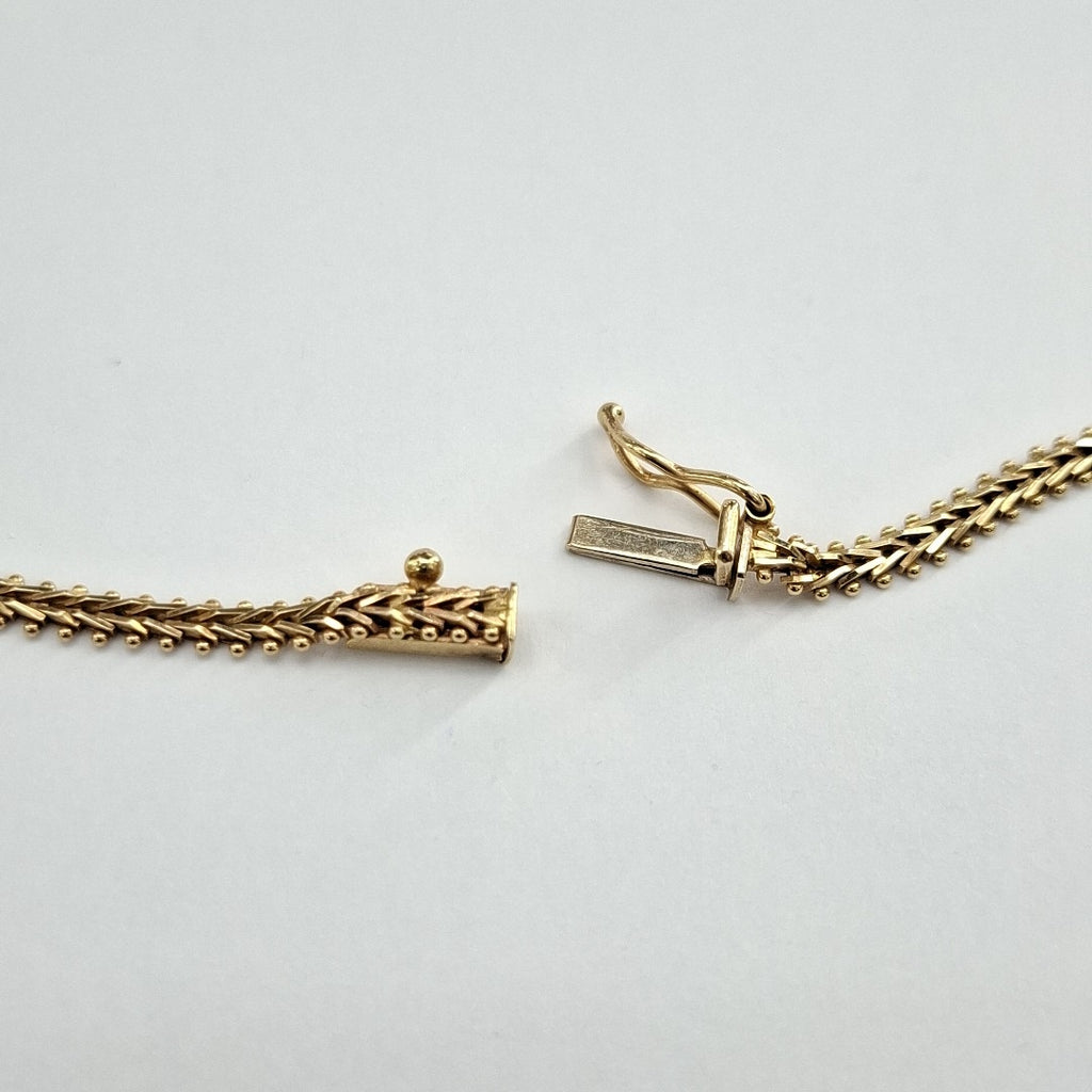 GARGANTILLA ORO COMBINADO 14 K 14,10 GRMS (SEMINUEVO)