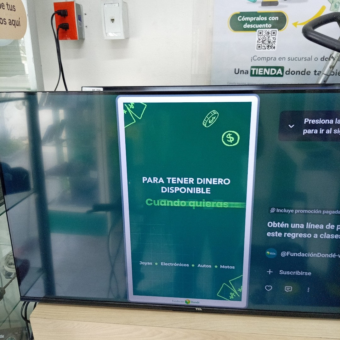 PANTALLA TCL 43S454 (2024) 43" LED 4K (SEMINUEVO)