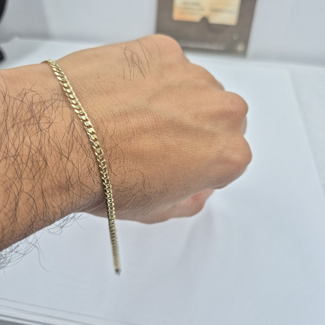 PULSERA BARBADA 14K 21 CM 3.5 GR (NUEVO)