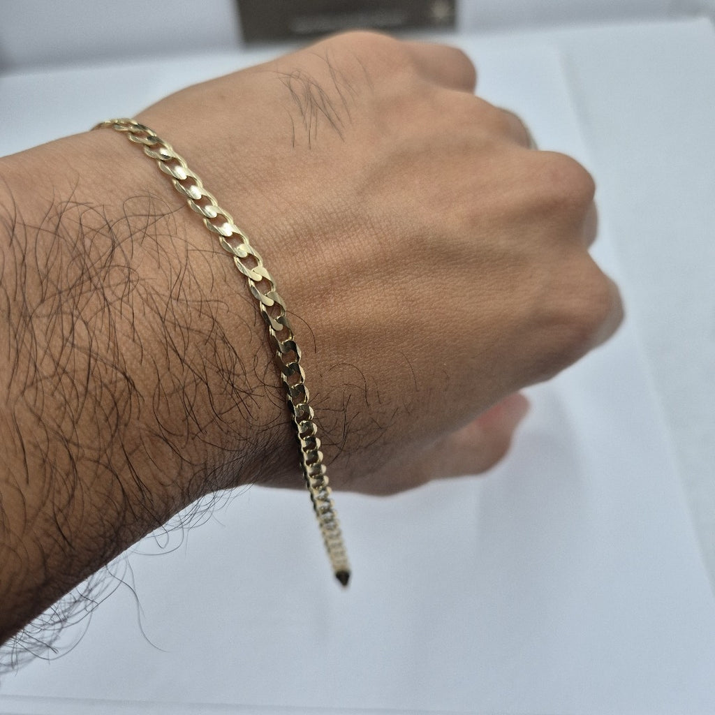 PULSERA BARBADA 14K 21 CM 5 GR (NUEVO)