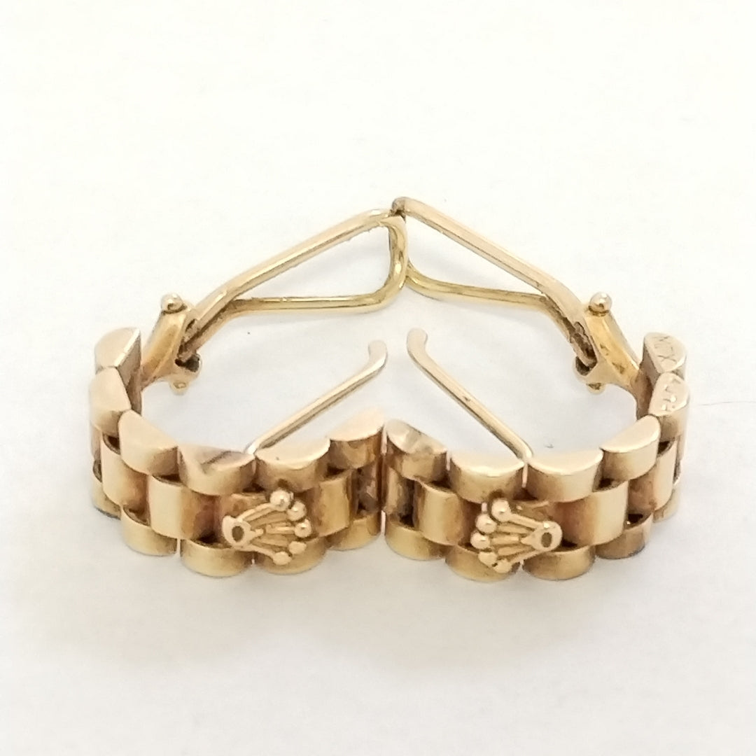 ARETES PAR ORO 14 K 11,30 GRMS (SEMINUEVO)