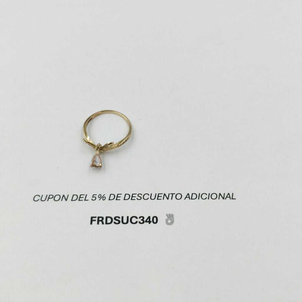 ANILLITO,DIJE ORO 10 K 1,50 GRMS (SEMINUEVO)