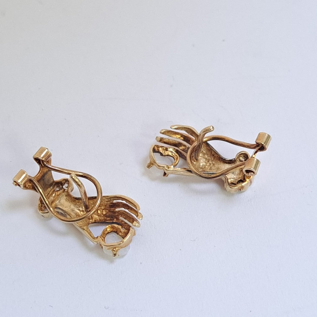 ARETES PAR ORO 10 K 3,20 GRMS (SEMINUEVO)
