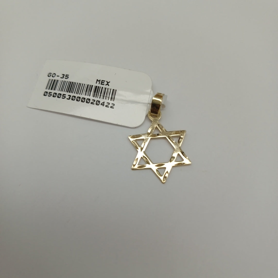 DIJE TEJIDO ESTRELLA DE DAVID 14K 0.6 GR (NUEVO)