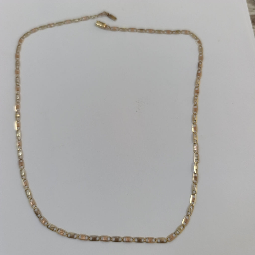 CADENA ORO COMBINADO 10 K 5.7 GRMS (SEMINUEVO)