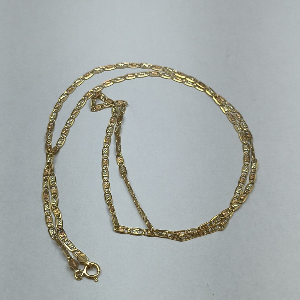 CADENA ORO COMBINADO 10 K 2.6 GRMS (SEMINUEVO)
