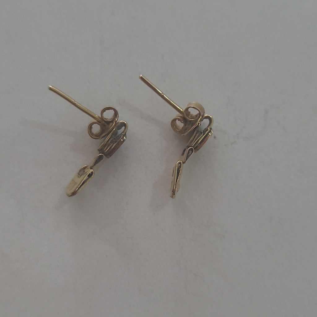 ARETES PAR ORO 10 K 1.2 GRMS (SEMINUEVO)