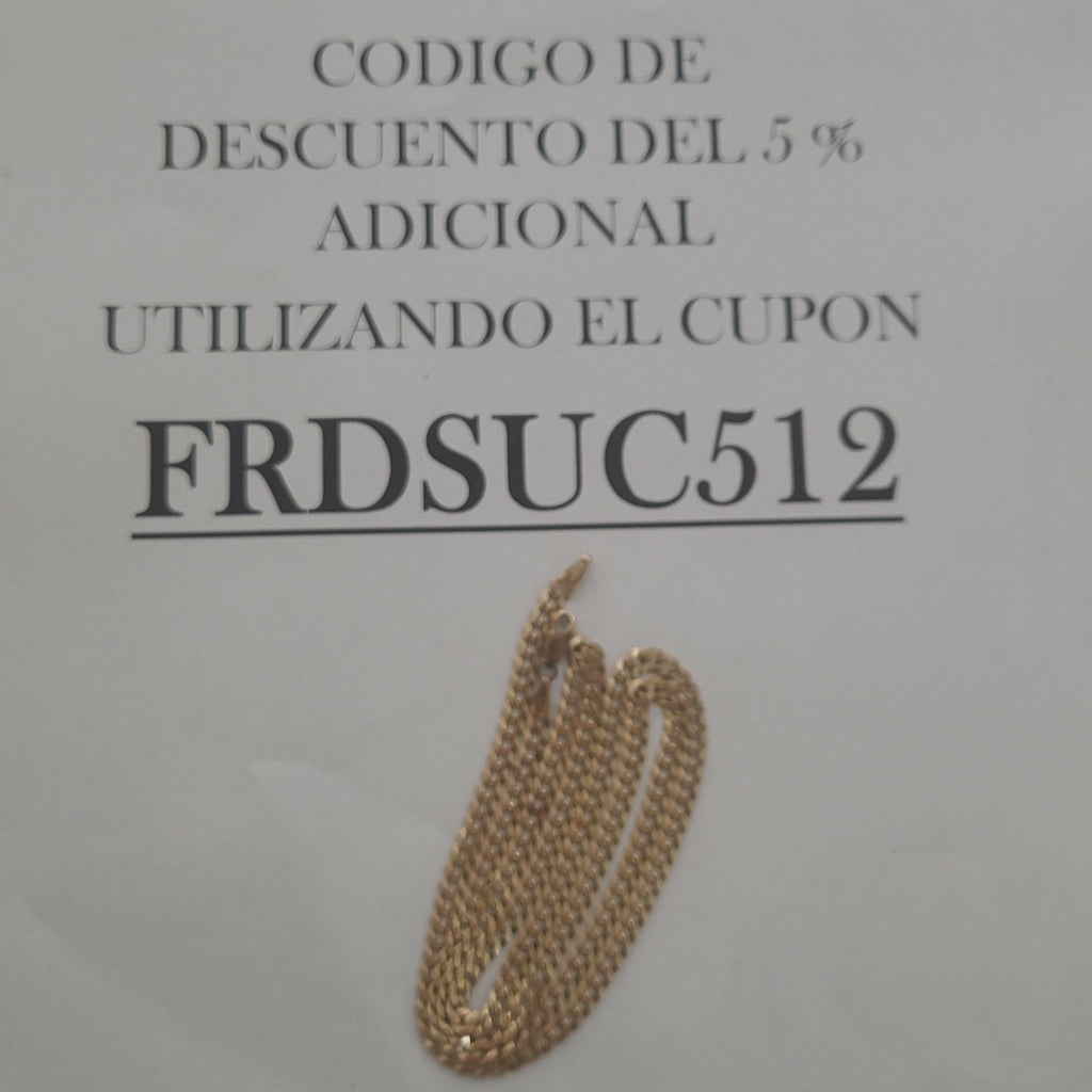 CADENA ORO 14 K 12,90 GRMS (SEMINUEVO)