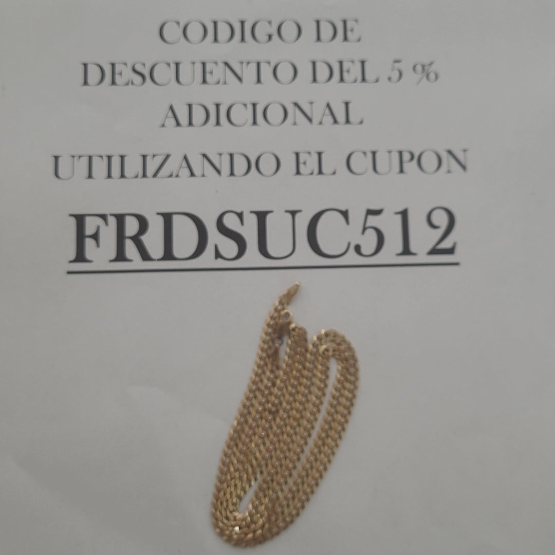 CADENA ORO 14 K 12,90 GRMS (SEMINUEVO)