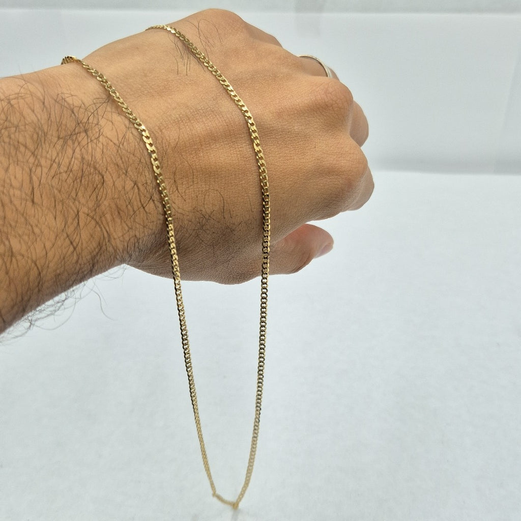 CADENA BARBADA 14K 55 CM 6 GR (NUEVO)