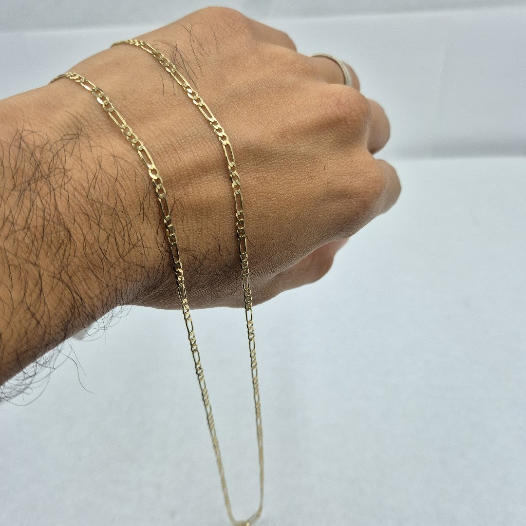 CADENA 3X1 14K 60 CM 5.2 GR (NUEVO)