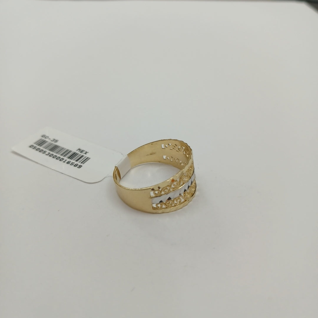 ANILLOS TIPO FILIGRANA 14K TALLA 8.5 2.8 GR (NUEVO)