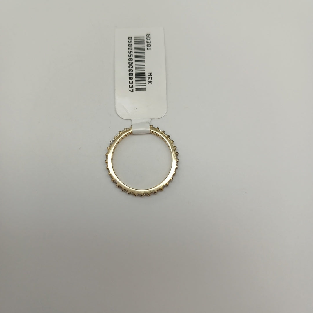 ANILLO ANILLITO CHURUMBELA C CIRCONIAS 14K 6.5 TALLA 1.9 GR (NUEVO)
