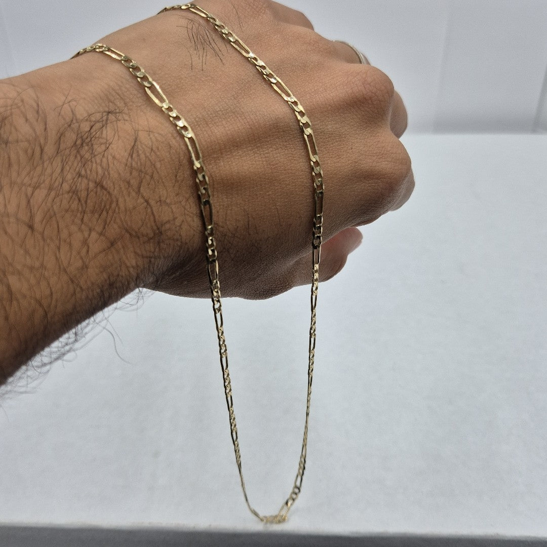 CADENA 3X1 14K 55 CM 7.4 GR (NUEVO)