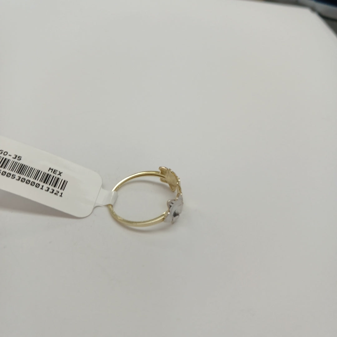 ANILLOS ANILLITO FIG FLORES 10K TALLA 7 1.3 GR (NUEVO)