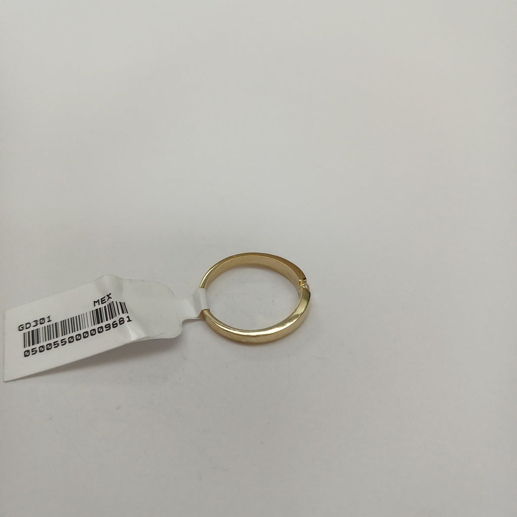 ANILLO ANILLITO SOLITARIO C CIRCONIA 14K 7 TALLA 2.5 GR (NUEVO)