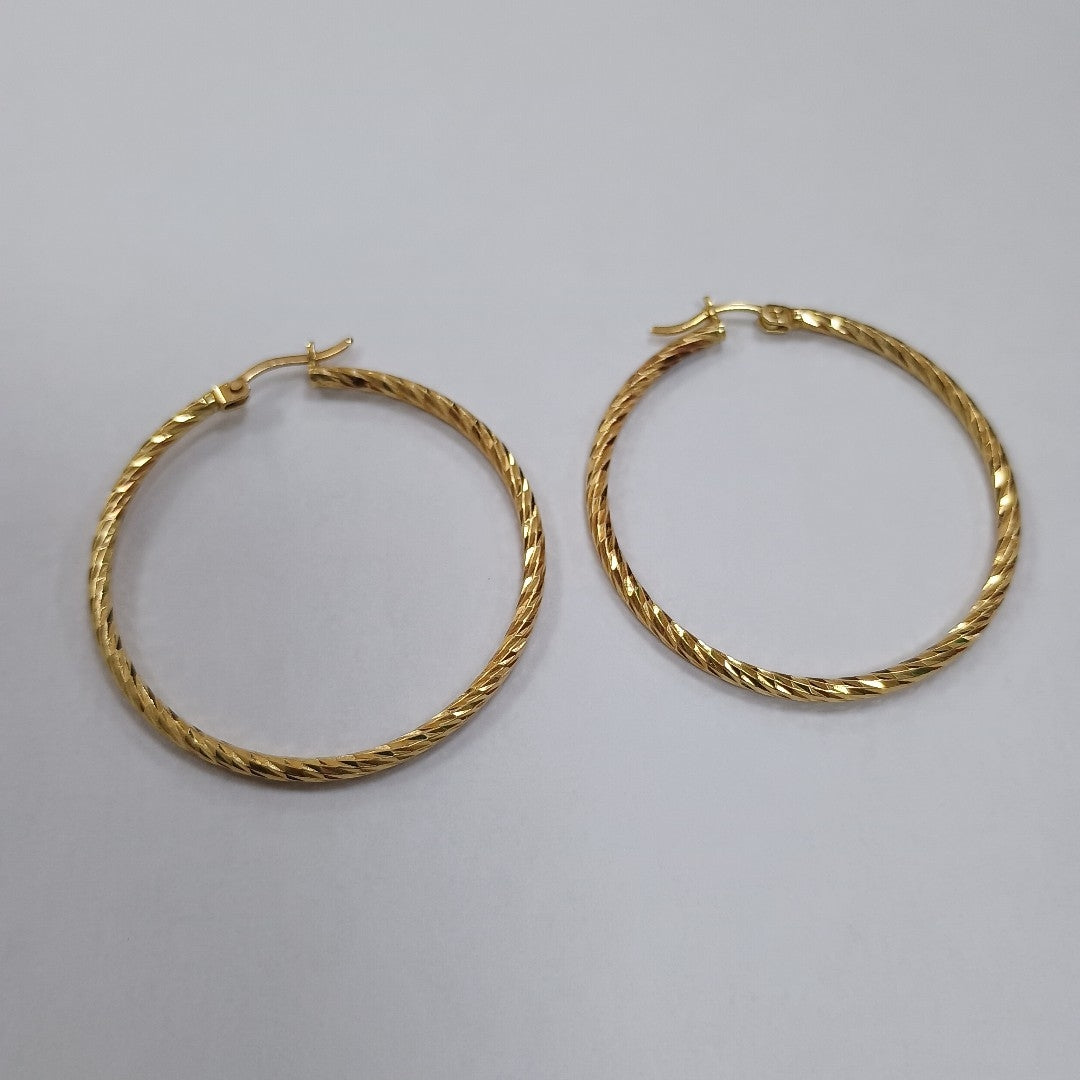 ARRACADAS PAR ORO 14 K 3.2 GRMS (SEMINUEVO)