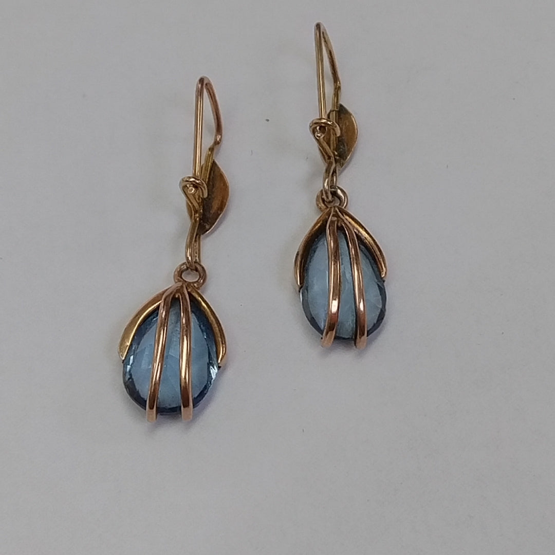 ARETES PAR ORO 10 K 6,70 GRMS (SEMINUEVO)