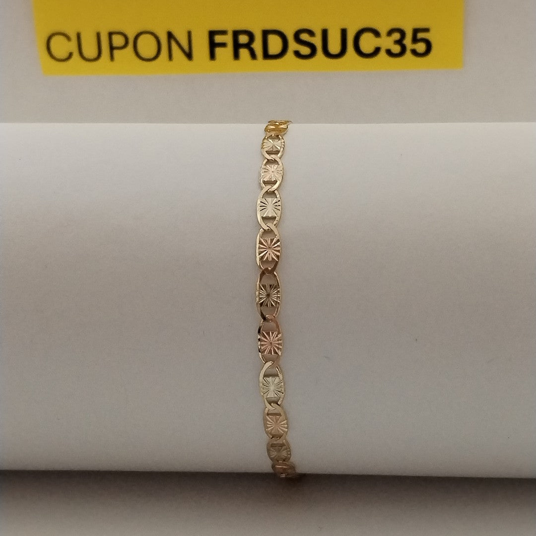 PULSERA GUCHI 14K 18 CM 3.1 GR (NUEVO)