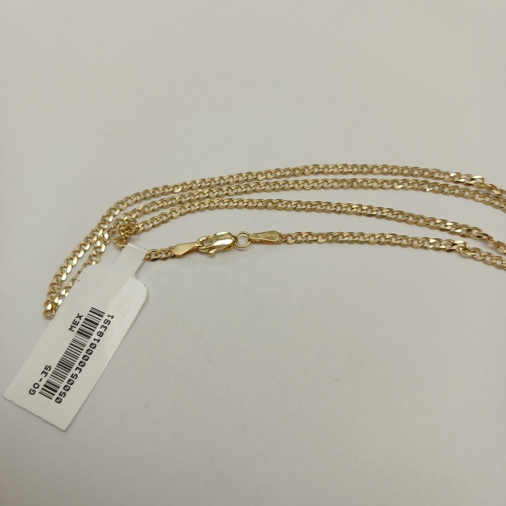 CADENA BARBADA 14K 55 CM 6 GR (NUEVO)