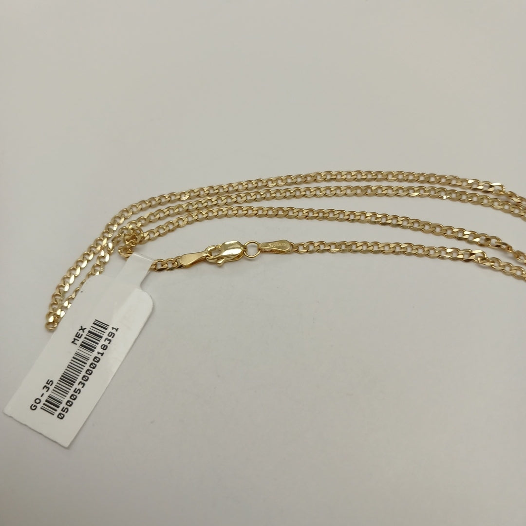 CADENA BARBADA 14K 55 CM 6 GR (NUEVO)
