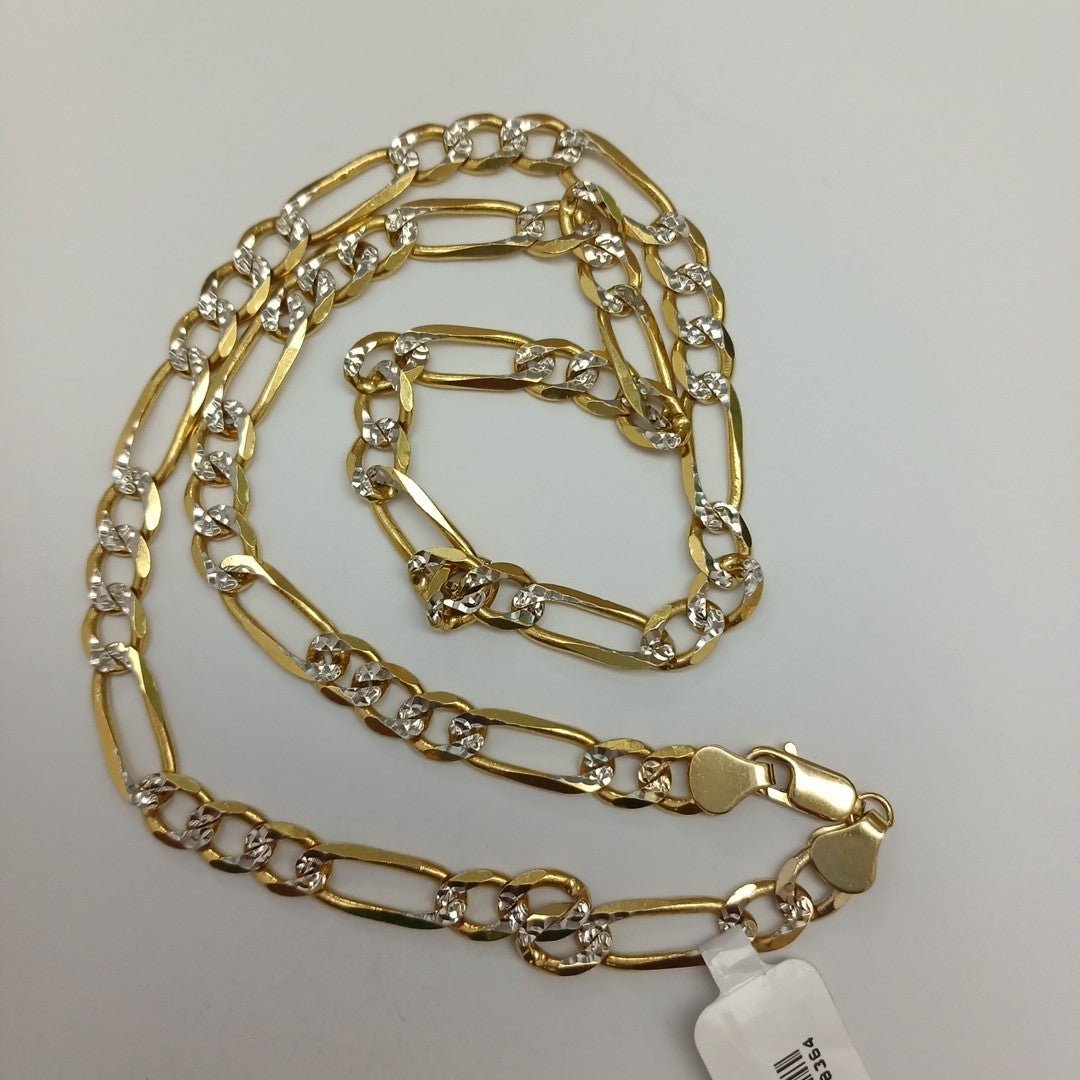 CADENA 3X1 DIAMANTADA 14K 55 CM 36.9 GR (NUEVO)