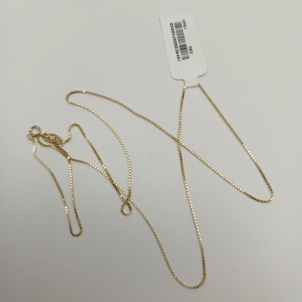 CADENA VENECIANO 14K 55 CM 2.4 GR (NUEVO)