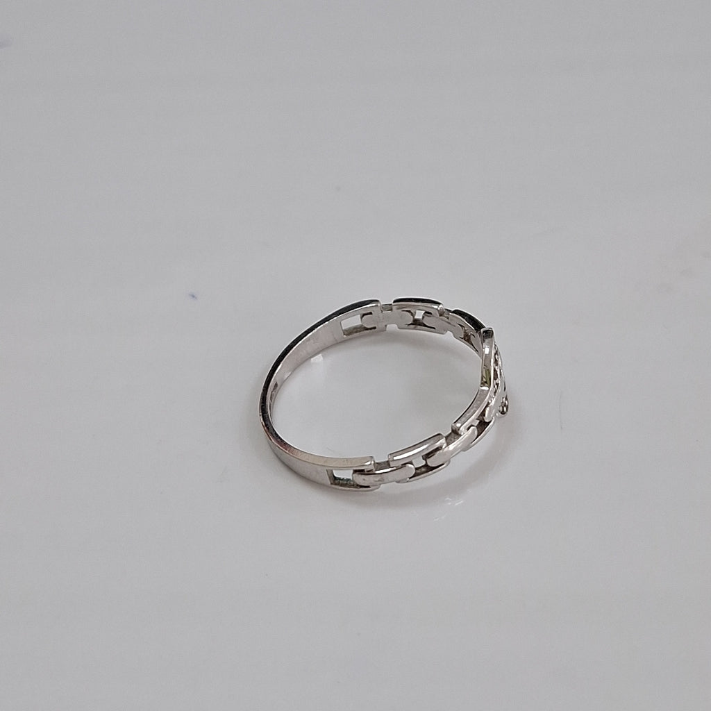 ANILLITO ORO BLANCO 14 K 2 GRMS (SEMINUEVO)
