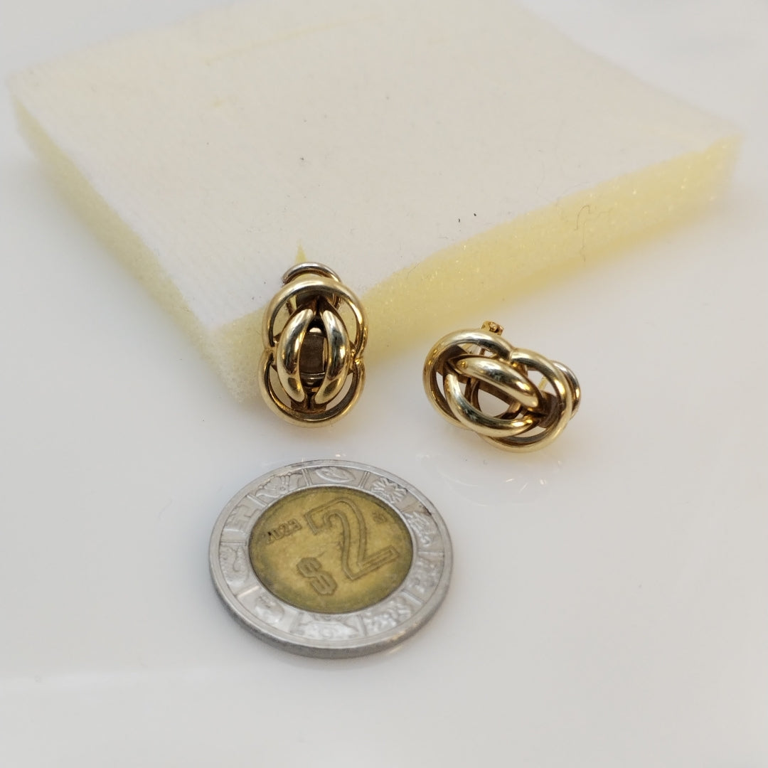 ARETES PAR ORO 10 K 4,00 GRMS (SEMINUEVO)