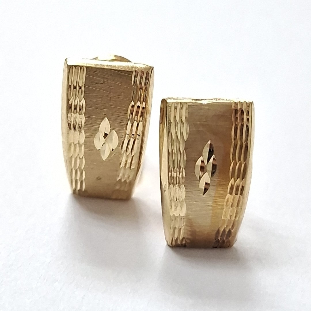ARETES PAR ORO 14 K 2.3 GRMS (SEMINUEVO)