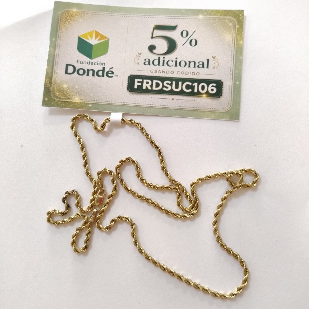 CADENA ORO 10 K 11 GRMS (SEMINUEVO)