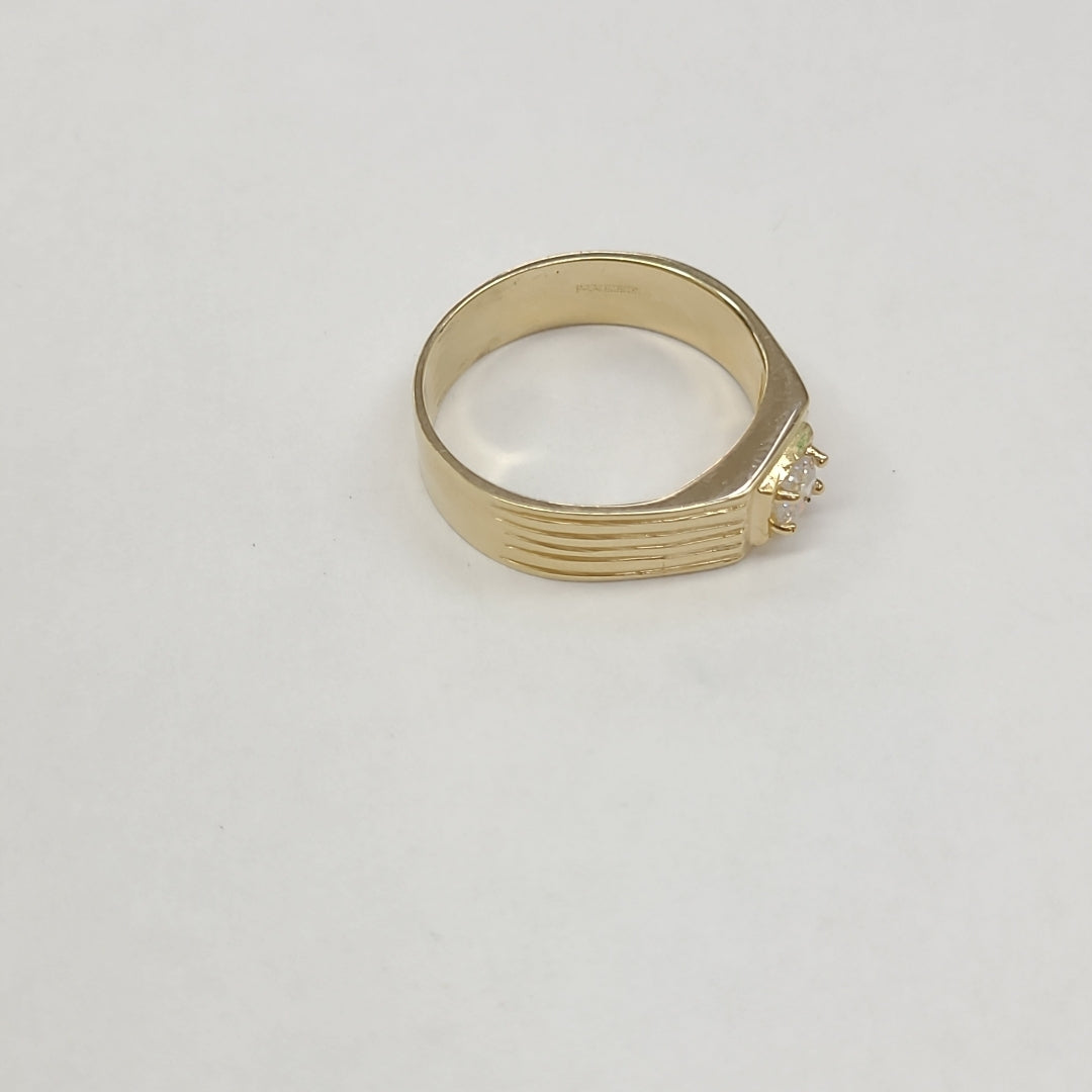 ANILLOS CON CIRCONIA 14K TALLA 9 4 GR (NUEVO)