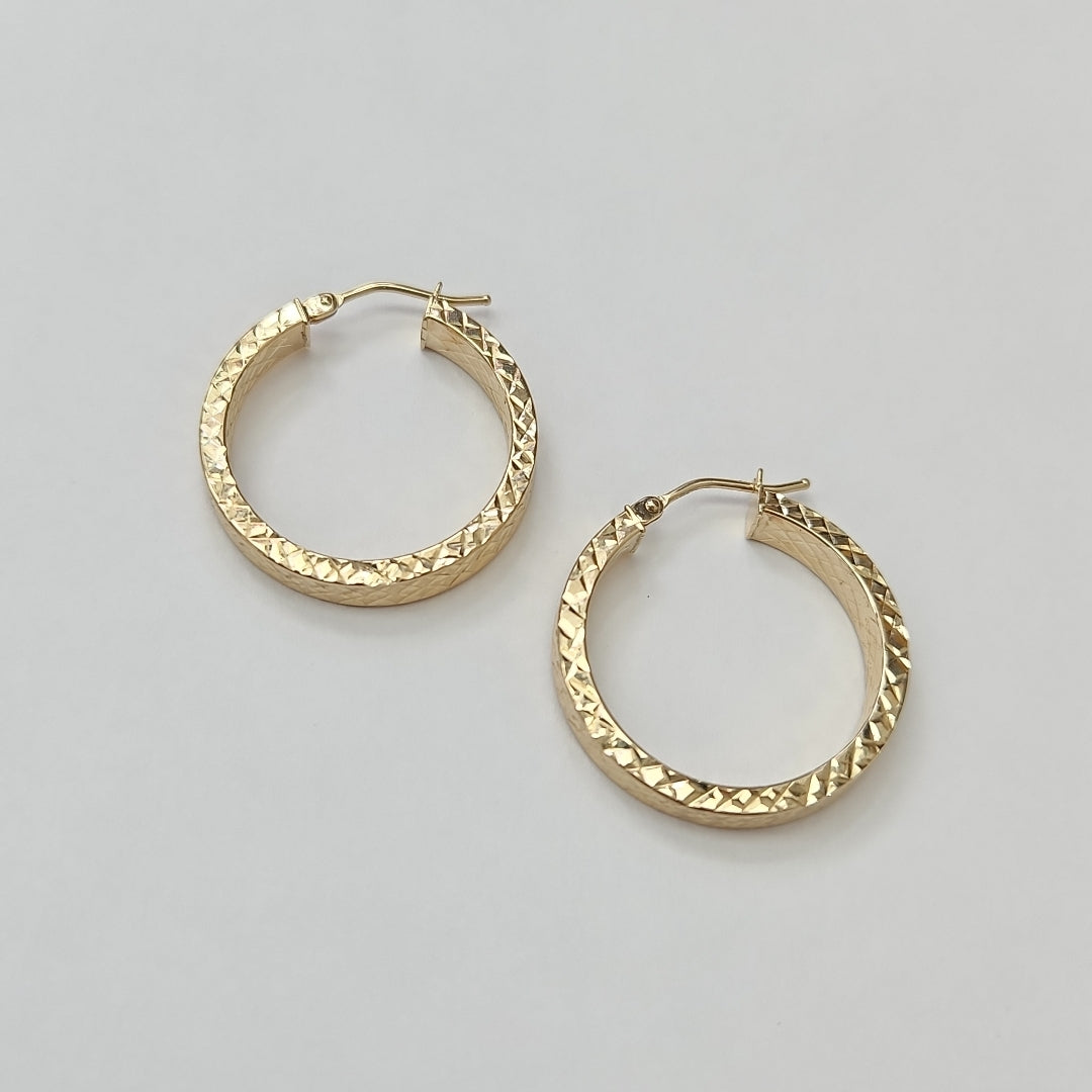ARRACADAS PAR ORO 14 K 1.9 GRMS (SEMINUEVO)