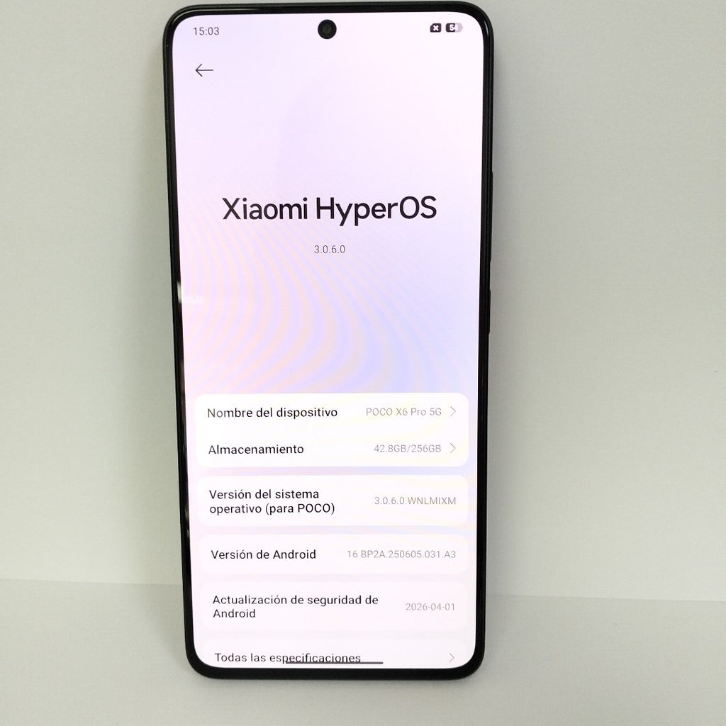 CELULAR XIAOMI POCO X6 PRO 2311DRK48G (2024) 256 GB 8 GB RAM (SEMINUEVO)