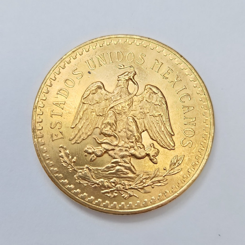 K1 41,60 GRMS 21 K IDENTIFICACIÓN MONEDA NOMINATIVA MONEDAS PESOS 50 PESOS (SEMINUEVO)