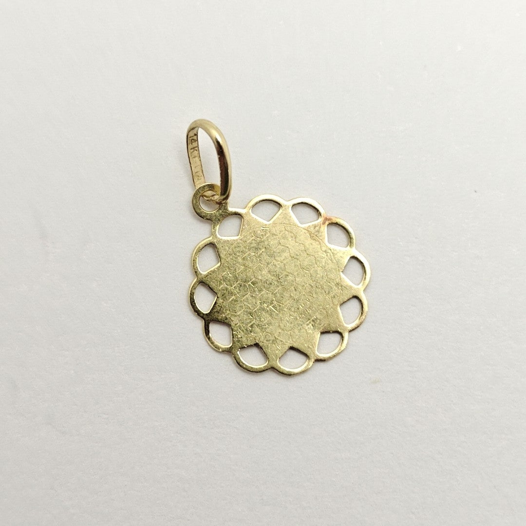 MEDALLA RELIGIOSA ORO 14 K 0,50 GRMS (SEMINUEVO)