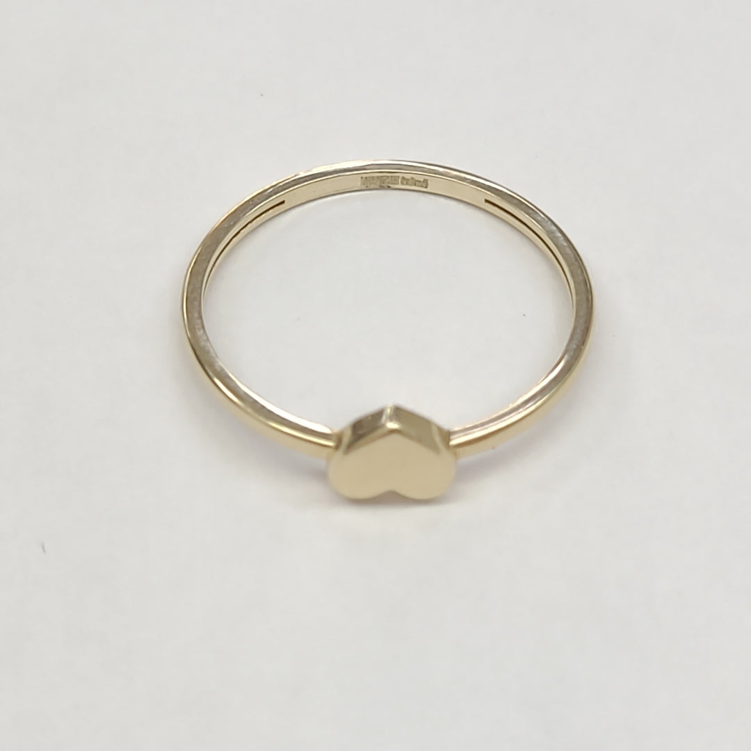 ANILLOS ANILLITO FIG CORAZON 10K TALLA 9 1.2 GR (NUEVO)