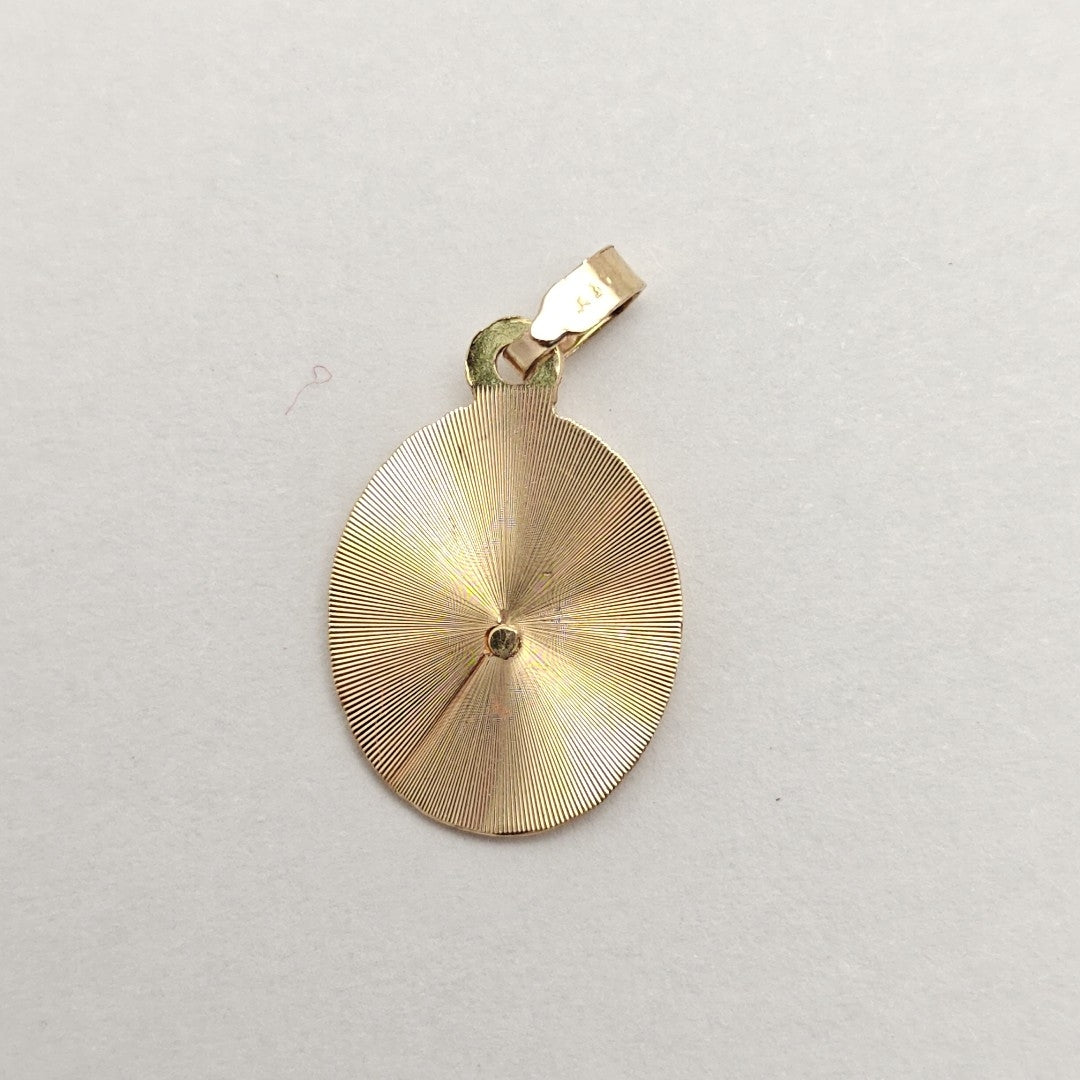 MEDALLA RELIGIOSA ORO 14 K 0,70 GRMS (SEMINUEVO)