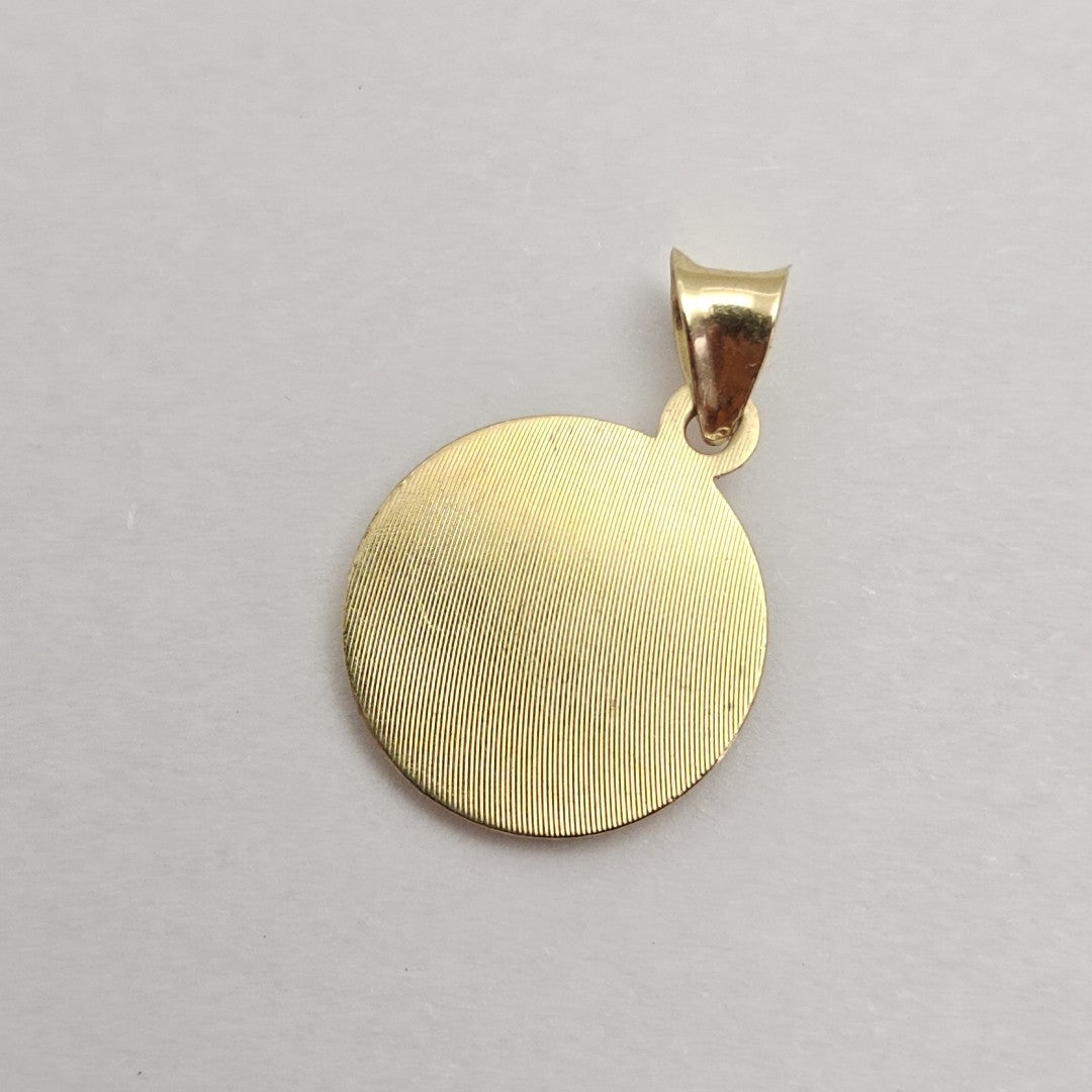 MEDALLA RELIGIOSA ORO COMBINADO 14 K 1,00 GRMS (SEMINUEVO)