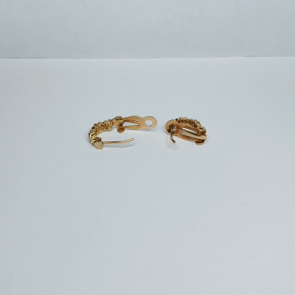 ARETES PAR ORO 14 K 3.8 GRMS (SEMINUEVO)