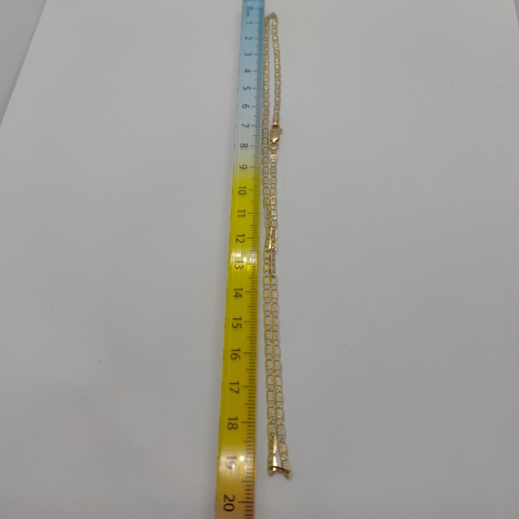 CADENA ORO COMBINADO 14 K 4,40 GRMS (SEMINUEVO)
