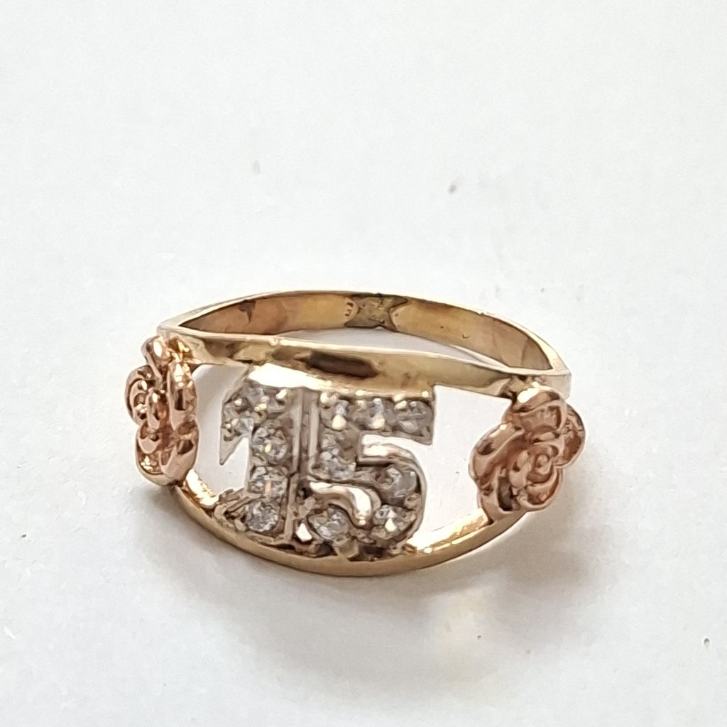 ANILLO ORO 10 K 2.5 GRMS (SEMINUEVO)