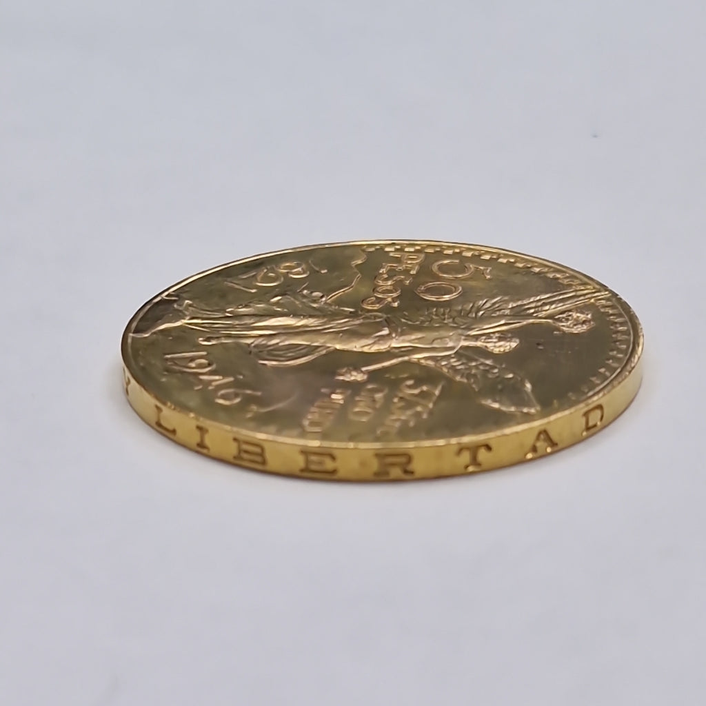 K1 41,60 GRMS 21 K IDENTIFICACIÓN MONEDA NOMINATIVA MONEDAS PESOS 50 PESOS (SEMINUEVO)