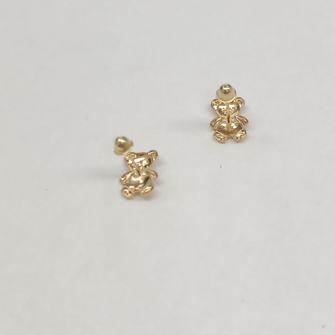BROQUELES BROQUEL FIG OSO 14K 0.2592 GR (NUEVO)