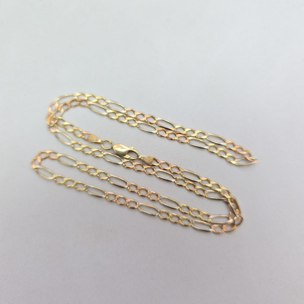 CADENA ORO COMBINADO 14 K 9,80 GRMS (SEMINUEVO)
