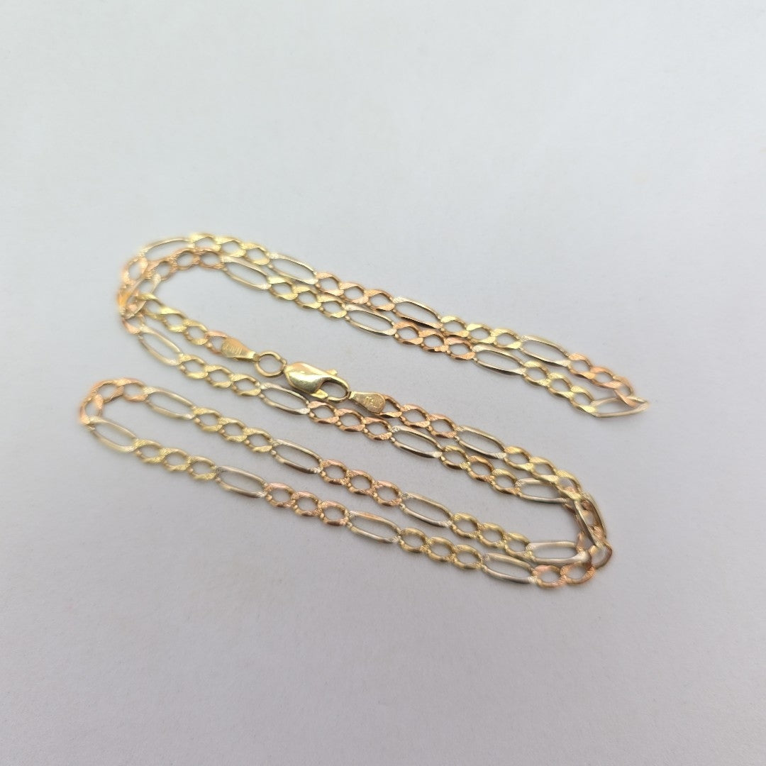 CADENA ORO COMBINADO 14 K 9,80 GRMS (SEMINUEVO)