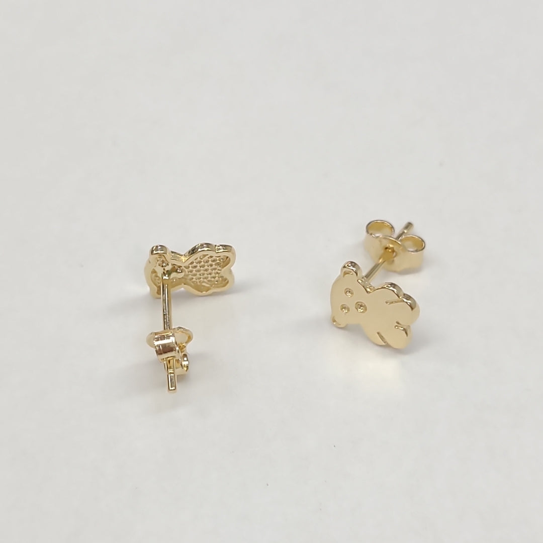 BROQUELES ORO 14K 1 (NUEVO)