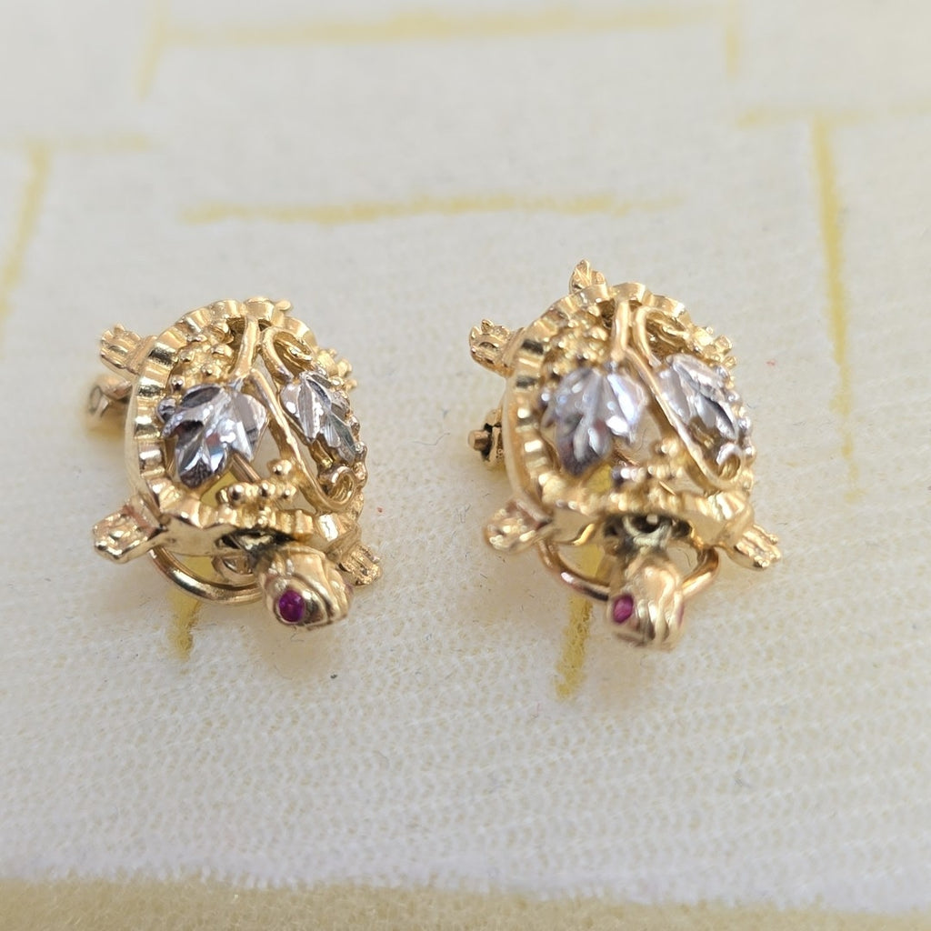 ARETES PAR ORO 10 K 5,10 GRMS (SEMINUEVO)
